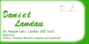 daniel landau business card
